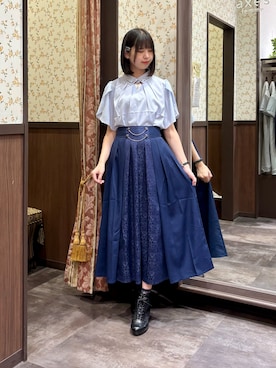「アイテム（ブーツ）」を使った、白あんさん（レディース・162cm）の夏コーディネート