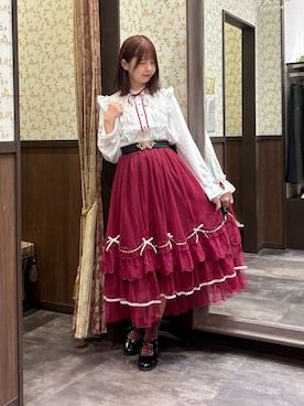 「アイテム（パンプス）」を使った、白あんさん（レディース・162cm）の秋コーディネート