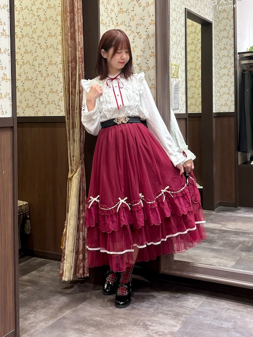 ホイップフリルチュールSK（スカート）｜axes femme（アクシーズ