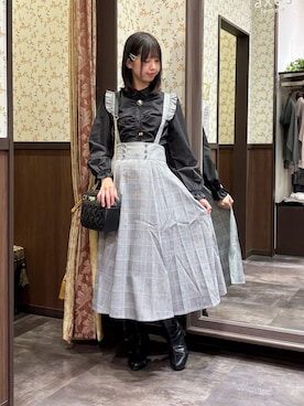 「アイテム（ブーツ）」を使った、白あんさん（レディース・162cm・20代）の夏コーディネート