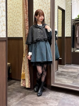 「アイテム（ボストンバッグ）」を使った、白あんさん（レディース・162cm）の秋コーディネート