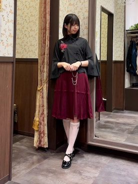 「アイテム（パンプス）」を使った、白あんさん（レディース・162cm）の夏コーディネート