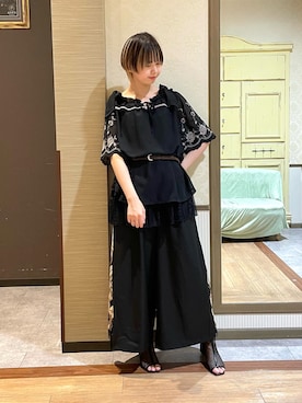 白あんさん（レディース・161cm）の夏コーディネート