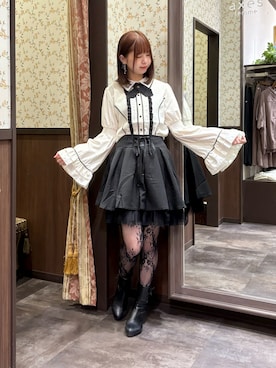 「アイテム（テーラードジャケット、グリーン系）」を使った、白あんさん（レディース・162cm）の秋コーディネート