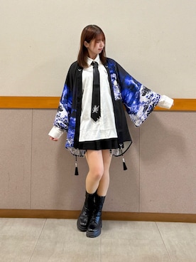 「アイテム（フォーマルスーツ/小物）」を使った、白あんさん（レディース・162cm）の冬コーディネート