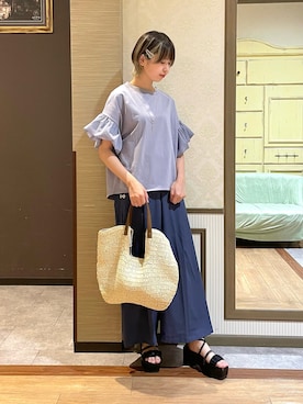 白あんさん（レディース・161cm）の夏コーディネート