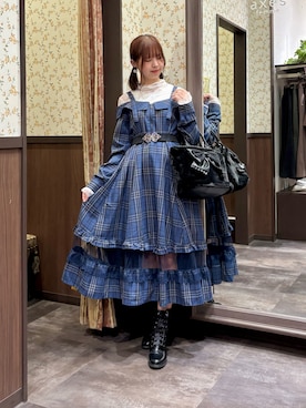 「アイテム（ワンピース/ドレス）」を使った、白あんさん（レディース・162cm）の秋コーディネート