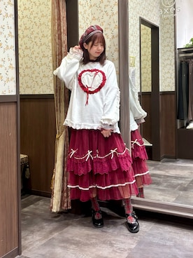 「アイテム（ボストンバッグ）」を使った、白あんさん（レディース・162cm）の秋コーディネート