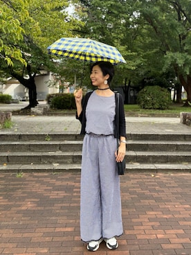 「LONGCHAMP（ロンシャン）のアイテム（バッグ）」を使った、MoonAesilさん（レディース・165cm）の秋コーディネート