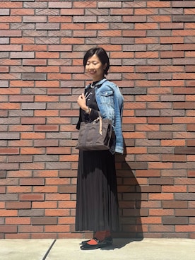 「H&M（エイチ・アンド・エム）のアイテム（ジャケット/アウター）」を使った、MoonAesilさん（レディース・165cm）の春コーディネート