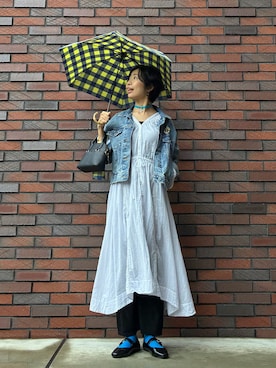 「アイテム（チョーカー）」を使った、MoonAesilさん（レディース・165cm）の夏コーディネート