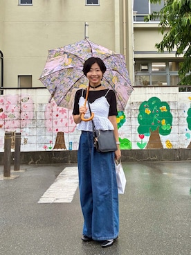「アイテム（チョーカー）」を使った、MoonAesilさん（レディース・165cm）の夏コーディネート