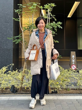 「アイテム（ネックレス）」を使った、MoonAesilさん（レディース・165cm・30代）の冬コーディネート