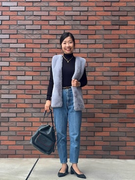 「アイテム（バッグ）」を使った、MoonAesilさん（レディース・165cm・30代）の秋コーディネート