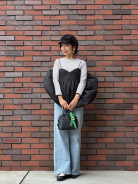 「アイテム（パンプス）」を使った、MoonAesilさん（レディース・165cm）の春コーディネート