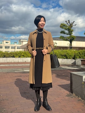 「アイテム（ワンピース/ドレス）」を使った、MoonAesilさん（レディース・165cm・30代）の冬コーディネート