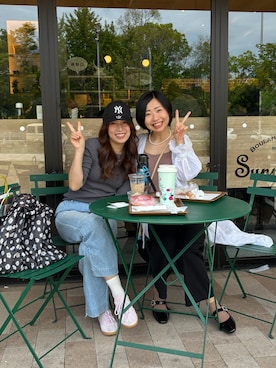 「Louere（ルエレ）のアイテム」を使った、MoonAesilさん（レディース・165cm）の春コーディネート