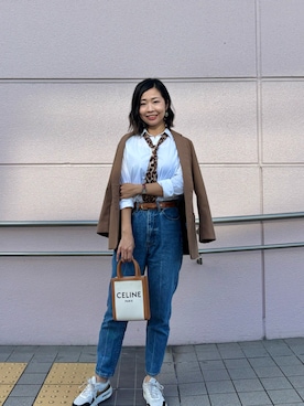 「アイテム（テーラードジャケット）」を使った、MoonAesilさん（レディース・165cm・30代）の秋コーディネート
