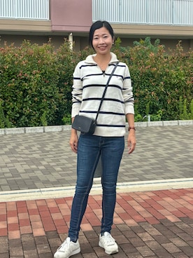 「FURLA（フルラ）のアイテム」を使った、MoonAesilさん（レディース・165cm）の秋コーディネート