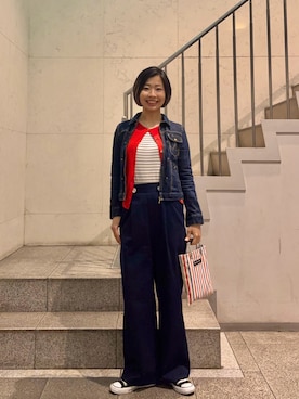 「MARNI（マルニ）のアイテム」を使った、MoonAesilさん（レディース・165cm）の春コーディネート
