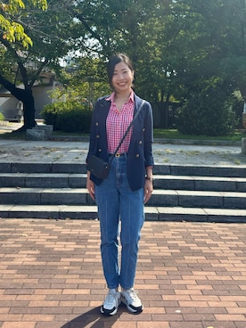 「FURLA（フルラ）のアイテム」を使った、MoonAesilさん（レディース・165cm）の秋コーディネート