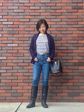 「PLST（プラステ）のアイテム」を使った、MoonAesilさん（レディース・165cm）の春コーディネート