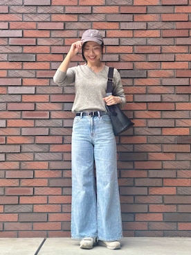 「FURLA（フルラ）のアイテム」を使った、MoonAesilさん（レディース・165cm）の秋コーディネート