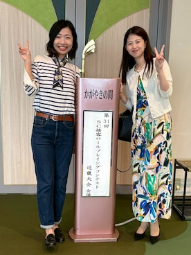 「アイテム（ストール/ショール）」を使った、MoonAesilさん（レディース・165cm）の秋コーディネート