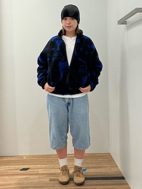 「アディダスオリジナルス」｜「アイテム（ブルゾン）」を使った、MHさん（レディース・163cm）の秋コーディネート