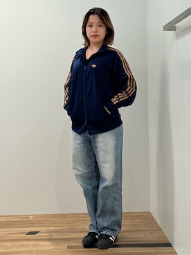 「ベッケンバウアー」｜「アイテム（ナイロンジャケット）」を使った、MHさん（レディース・163cm）の秋コーディネート
