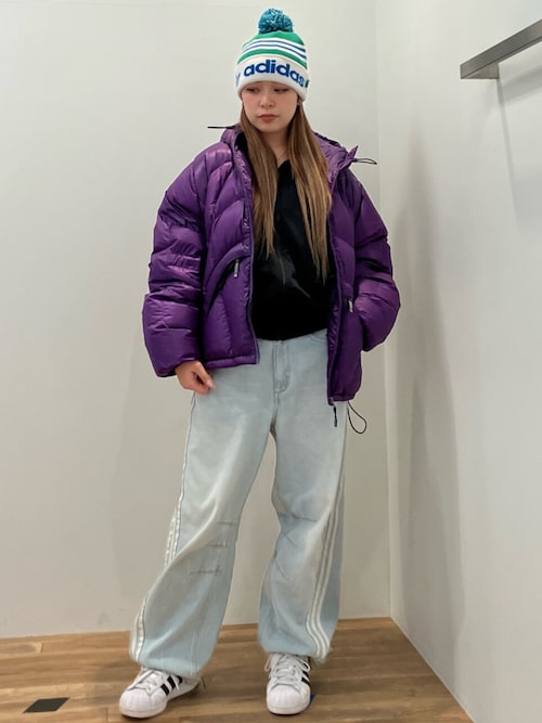 Adilenium シーズン 3 バナナフィット ウォッシュドデニムパンツ