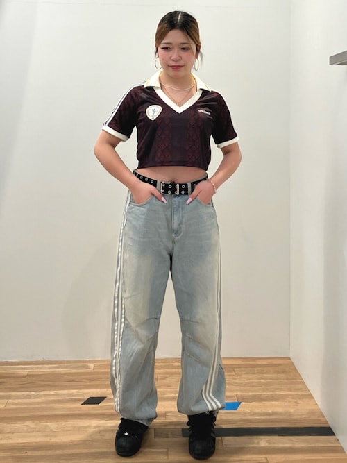 ADIDAS Tシャツ ジャージ レトロ スポーツ クリケット ブラウン アディダス アディダス オリジナルス レトロ スポーツ