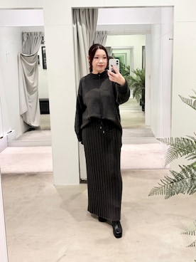 「アイテム（トップス）」を使った、ITSUMIさん（レディース・153cm・40代）の秋コーディネート