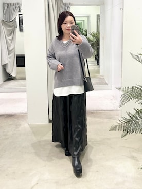 「COLONY 2139（コロニートゥーワンスリーナイン）のアイテム（ショルダーバッグ）」を使った、ITSUMIさん（レディース・153cm）の秋コーディネート