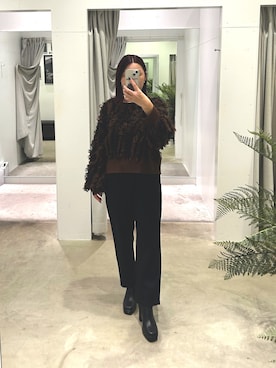 「アイテム（トップス）」を使った、ITSUMIさん（レディース・153cm・40代）の秋コーディネート