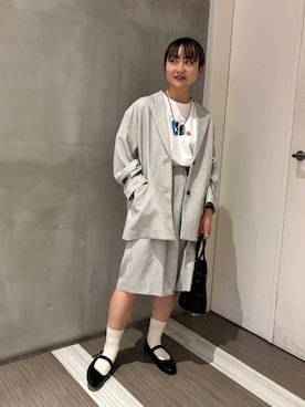 「Common Noun（コモン ナウン）のアイテム」を使った、YOKO  HONDAさん（レディース・152cm）の春コーディネート