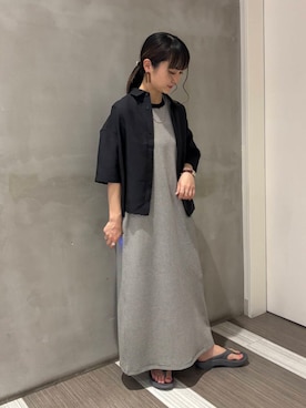「ウェーブ×イエベ秋」｜YOKO  HONDAさん（レディース・152cm）の夏コーディネート
