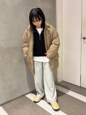 「アイテム（その他アウター）」を使った、YOKO  HONDAさん（レディース・152cm）の秋コーディネート