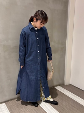 「20代後半」｜「アイテム（ワンピース/ドレス）」を使った、YOKO  HONDAさん（レディース・152cm）の春コーディネート