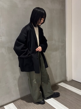 「アイテム（その他トップス）」を使った、YOKO  HONDAさん（レディース・152cm）の秋コーディネート