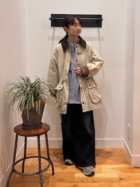 「URBAN RESEARCH DOORS(アーバンリサーチドアーズ)のアイテム(テーラードジャケット)」を使った、YOKO HONDAさん(レディース・152cm)の秋コーディネート