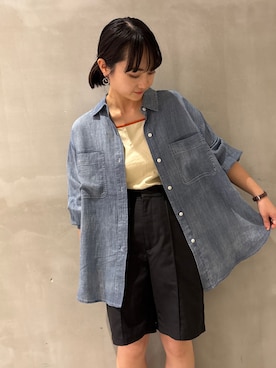 「アイテム（キャミソール）」を使った、YOKO  HONDAさん（レディース・152cm・30代）の夏コーディネート