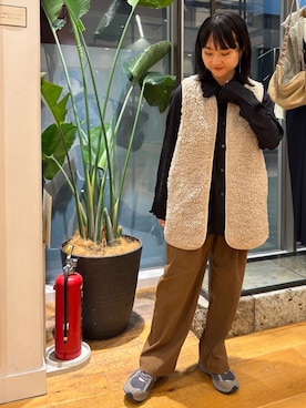 「アイテム（テーラードジャケット）」を使った、YOKO  HONDAさん（レディース・152cm・30代）の秋コーディネート