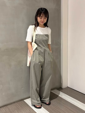 「ウェーブ×イエベ秋」｜YOKO  HONDAさん（レディース・152cm）の夏コーディネート