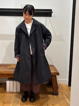 「アイテム（ジャケット/アウター）」を使った、YOKO  HONDAさん（レディース・152cm・30代）の秋コーディネート