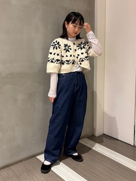 「アイテム（その他シューズ）」を使った、YOKO  HONDAさん（レディース・152cm・30代）の秋コーディネート