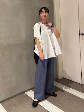 「夏ワンピース」｜YOKO  HONDAさん（レディース・152cm）の夏コーディネート