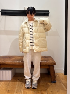 「アイテム（ダウンジャケット/コート）」を使った、YOKO  HONDAさん（レディース・152cm・20代）の秋コーディネート