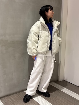 「冬の注目アウター」｜YOKO  HONDAさん（レディース・152cm）の秋コーディネート