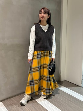 O'NEIL of DUBLINのスカート（オレンジ系）を使った人気ファッション